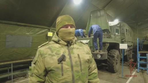 Ремонтные подразделения Росгвардии проводят работу по восстановлению техники в районах проведения СВО