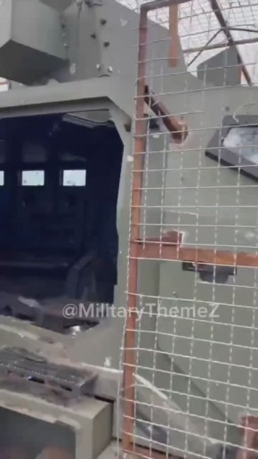 Подбитый бронеавтомобиль BATT UMG с мангалом ВСУ в Донецкой области