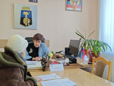 Елена Рязанцева: Сегодня, 26 января, провела личный прием граждан