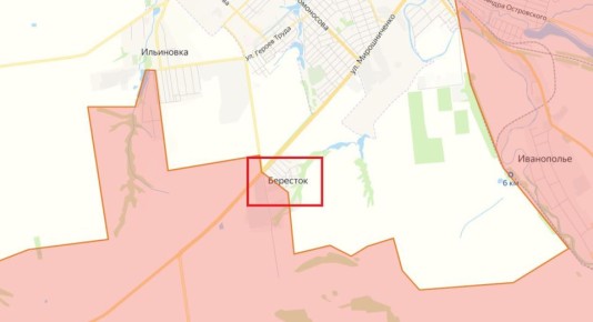 Минобороны России:. В результате решительных действий подразделений «Южной» группировки войск в течение суток освобожден населенный пункт Бересток Донецкой Народной Республики