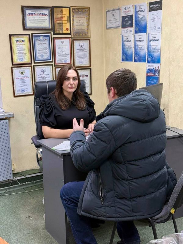 Анастасия Мельничайко: Сегодня, 16 февраля, провела очередной ежемесячный приём граждан в Донецке