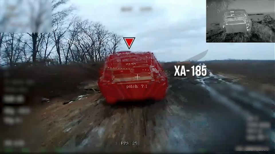 Дроноводы центра «Рубикон» сожгли финский бронетранспортёр