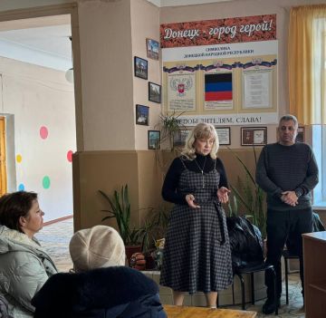 Татьяна Копылова: Сегодня, 26 февраля, руководитель Управы Ворошиловского внутригородского района Администрации городского округа Донецк Копылова Татьяна и депутат Донецкого Городского совета Либерман Эдуард провели встречу...