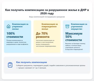 Жители ДНР, чьи дома или квартиры пострадали от обстрелов и взрывов, могут получить финансовую помощь