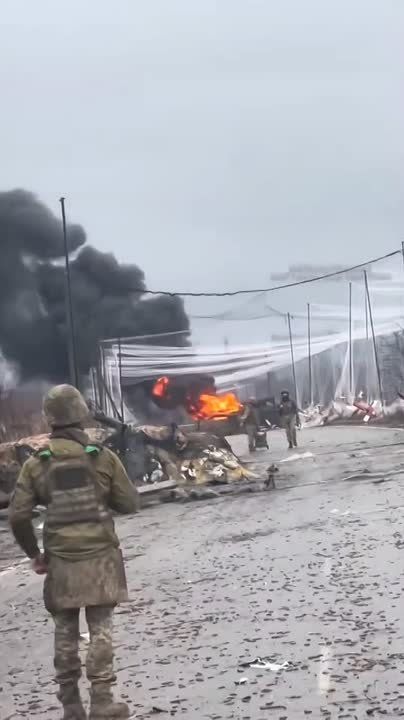 Поврежденный бронеавтомобиль Roshel Senator MRAP ВСУ