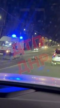 На проспекте Дзержинского в Донецке ночью также сбили человека