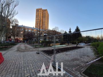 На месте центральной детской площадки на бульваре Пушкина в Донецке поставят новую