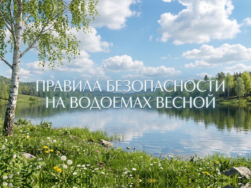 Уважаемые Дончане!. Департамент гражданской защиты администрации городского округа Донецк напоминает о правилах безопасности на водоемах весной