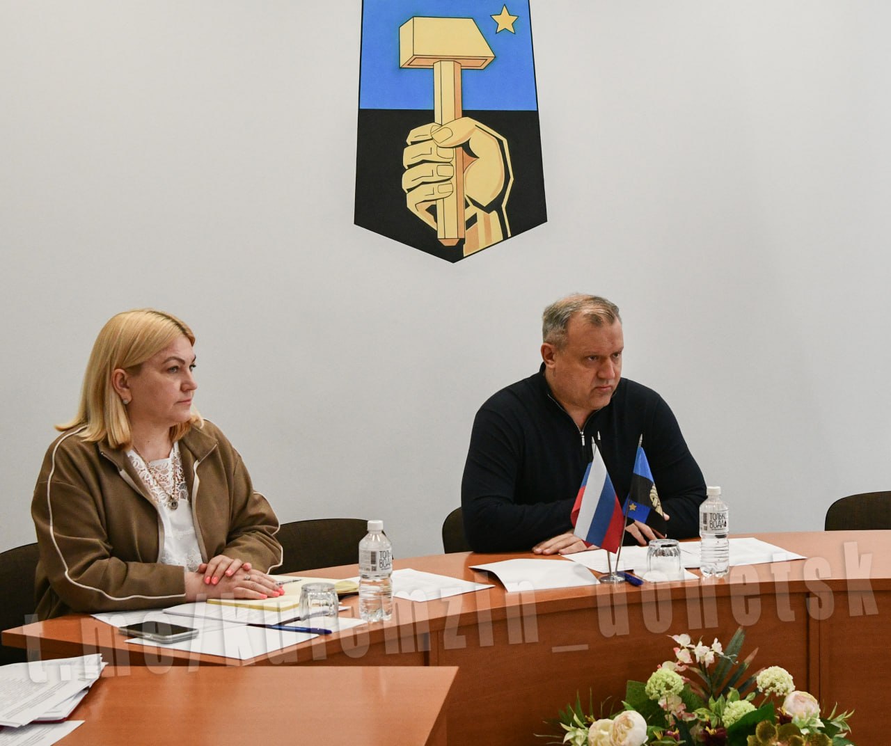 Алексей Кулемзин: Провёл рабочее совещание с заместителями руководителей Управ внутригородских районов администрации г.о. Донецк, представителями Минстроя ДНР и ГУП ДНР «Ритуал»