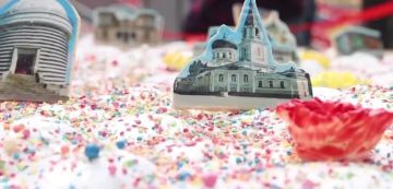 Гигантский кулич весом в 600 кг испекли в Крыму