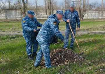 Сотрудники ИК-8 провели субботник