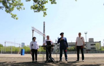 В связи с празднованием 81-й годовщины Победы в Великой Отечественной войне работники транспортных прокуратур воссоединенных регионов провели патриотические мероприятия