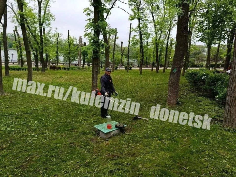 Сотрудники Дирекции парков продолжают активно работать над благоустройством любимых зелёных пространств города