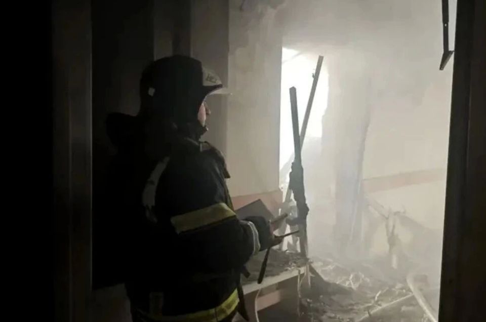 В Донецке при пожаре погиб пенсионер