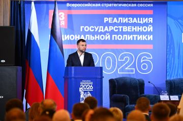 Денис Пушилин: В Донбассе выковалась новая модель гражданского единства, основанная на защите Русского мира