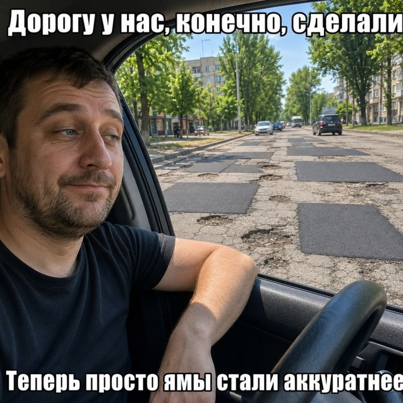 Дончане глядя на дороги такие: