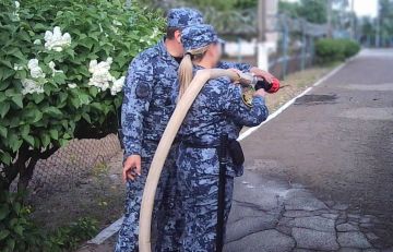 В ИК-13 проведены пожарно-тактические занятия