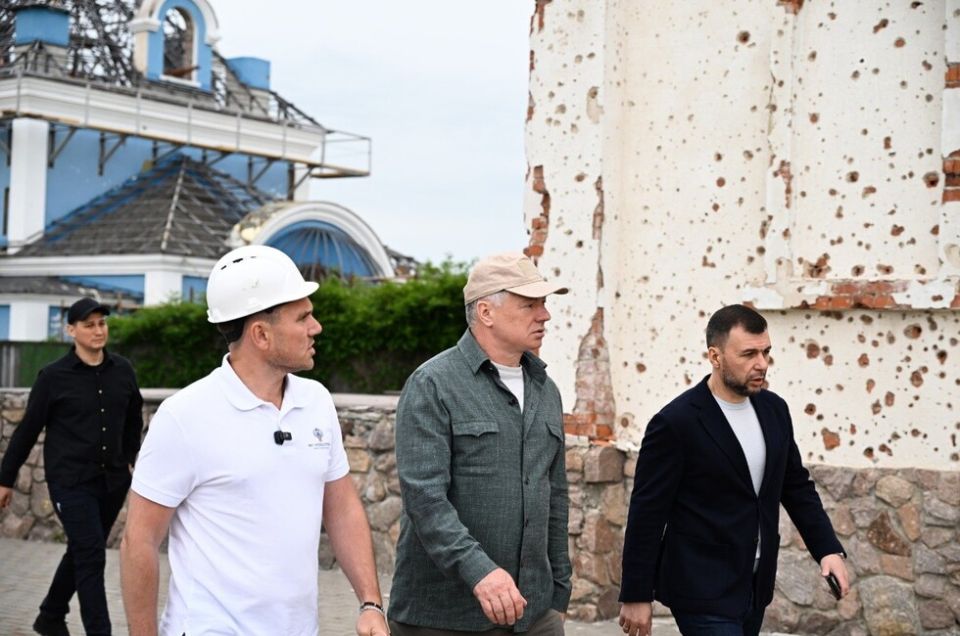 Хуснуллин поручил отремонтировать дома рядом с Соборной мечетью в Донецке
