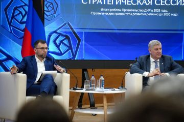 На стратегической сессии. «Итоги работы Правительства ДНР в 2025 году
