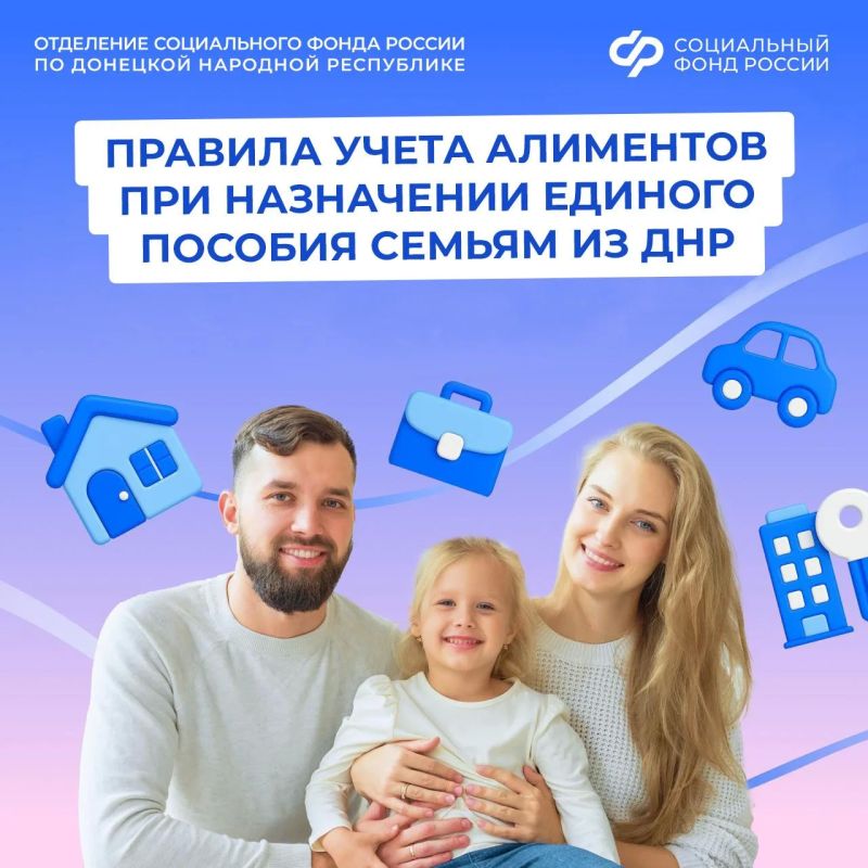 Как в ДНР учитывают алименты при назначении единого пособия