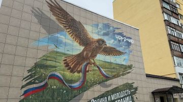Не просто возводить стены, но и наполнять их смыслами: молодежный центр в Харцызске украсил новый мурал