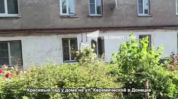 Невероятно красивый сад возле дома на ул. Керамической в Донецке