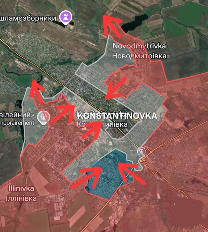ФРОНТ: КОНСТАНТИНОВКА. Битва за Константиновку почти завершена, российские войска контролируют город и окружают последние очаги сопротивления противника