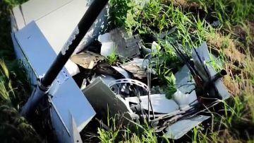 Ударный самолётный дрон FP-1, сбитый сводными МОГами под Донецком