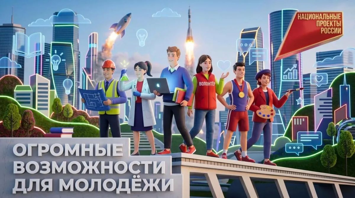 Нацпроект «Молодёжь и дети»: найди свой путь в профессии!