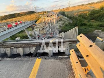 Террористы ВСУ с помощью беспилотника атаковали мост на трассе Донецк — Мариуполь