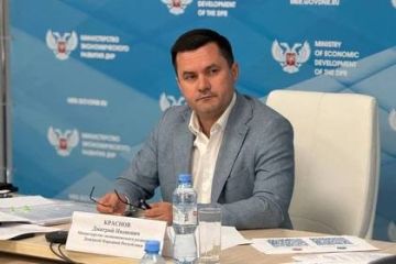 Дмитрий Краснов утвержден в должности главы Минэкономразвития ДНР