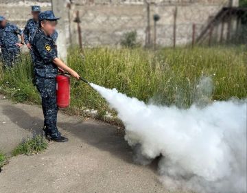 С личным составом ИК-12 проведено занятие по пожарной безопасности