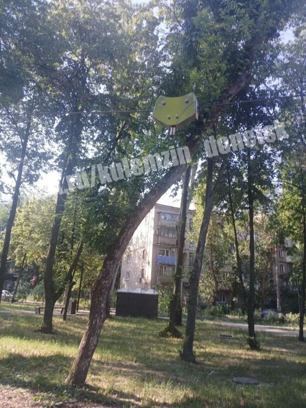 К сожалению, в парке «Гулливер» вновь зафиксированы случаи порчи городского имущества: на этот раз неизвестные сломали детскую тарзанку