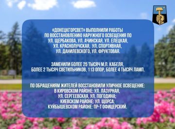 Алексей Кулемзин: Итоги работы «Донецкгорсвет» за первое полугодие 2026 года