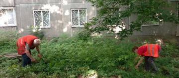 Сегодня, 23 июля, в рамках проекта "Городская среда" сотрудники учреждений, организаций и предприятий всех форм собственности Калининского внутригородского района городского округа Донецк присоединились к экологической ...