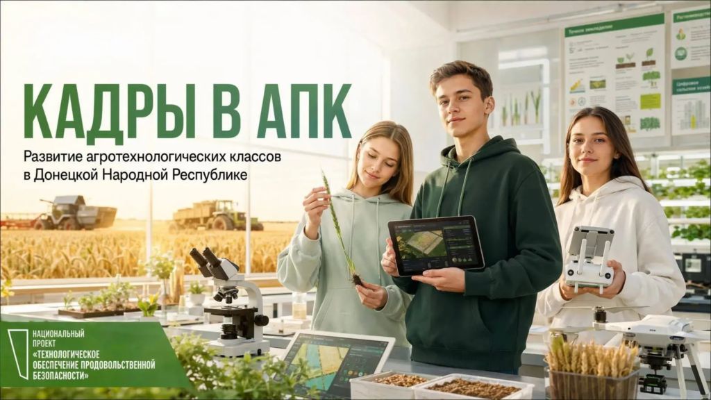 В ДНР продолжат расширять сеть агротехнологических классов