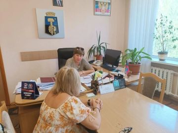 Елена Рязанцева: Сегодня, 27 июля, провела личный прием граждан