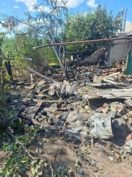 Последствия террористической атаки ВСУ в Центрально-Городском районе Горловки