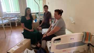 Таисия Чернявская: Уполномоченный по правам ребёнка в ДНР навестила пациентов Донецкого республиканского центра травматологии и нейрохирургии