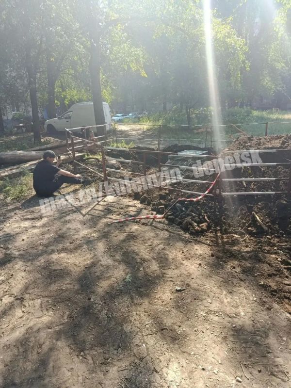 В Донецке спасли собак из колодца теплосети