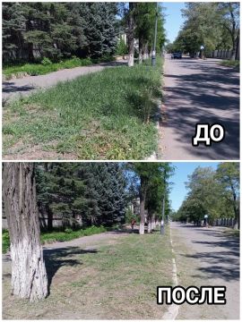 Наводим порядок в округе!. По поручению Главы Донецкой Народной Республики Дениса Владимировича Пушилина в Старобешевском округе ведется активная работа по благоустройству территорий