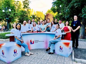 Виктория Мельникова: Впервые в истории нашего медиахолдинга — телестудии переехали в самое сердце Донецка!