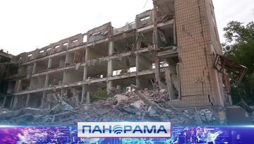 Народная дружина помогает ликвидировать последствия вражеского ракетного удара по Донецку