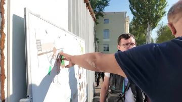 В Куйбышевском районе Донецка завершается строительство нового парка «Патриот»