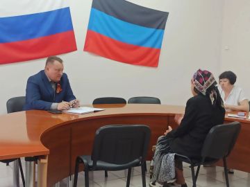 Валентин Левченко: Сегодня провёл личный приём жителей