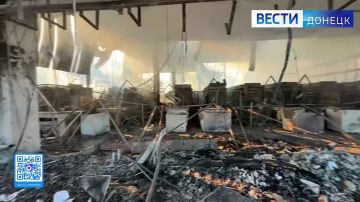Сегодня рано утром ВСУ сожгли беспилотниками последнюю работающую в ДНР «Галактику»