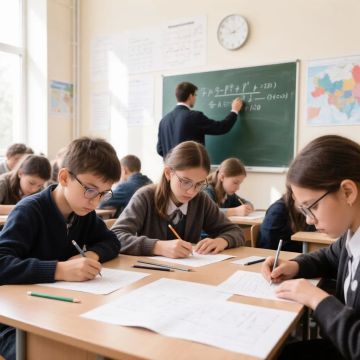 Школьники ДНР поборются за победу по 20 предметам: стартовал первый этап Всероссийской олимпиады