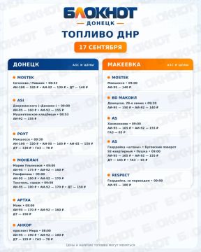 Что по бензину?. Информация о наличии топлива в Донецке и Макеевке на сегодня, 17 сентября