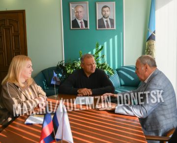 Алексей Кулемзин: Сегодня встретился с председателем Союза голубеводов Донбасса
