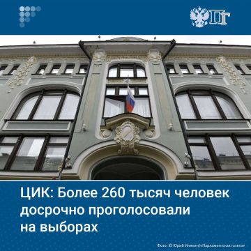 Более 260 тыс. человек проголосовали досрочно, заявила глава Центризбиркома Элла Памфилова на брифинге в информационном центре комиссии